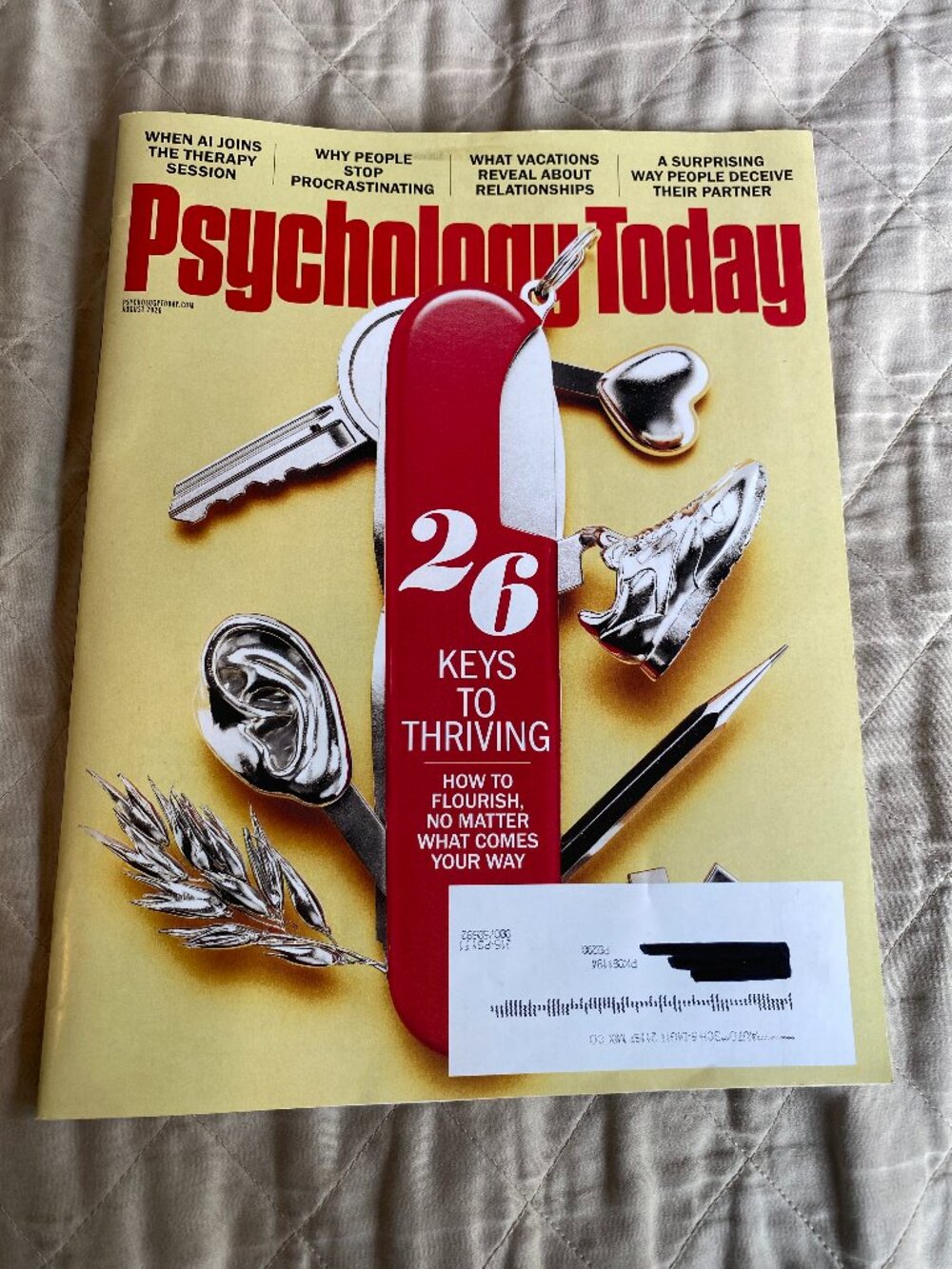 Psychology Today- 26 Keys to Thriving- August 2026